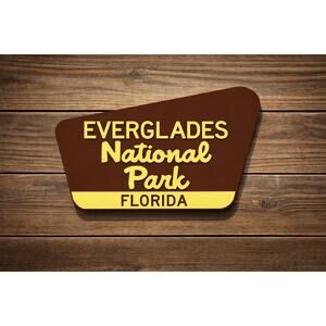 Everglades National Park Florida Sign Hike Trail Camp Outdoors Park Forest
